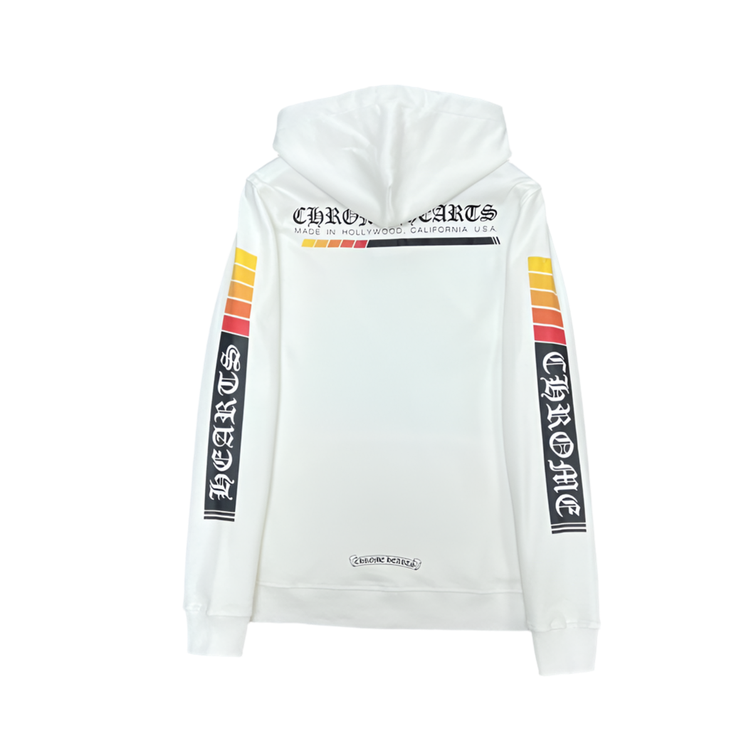 Chrome Hearts gradient color Charger Power hoodie for men and women