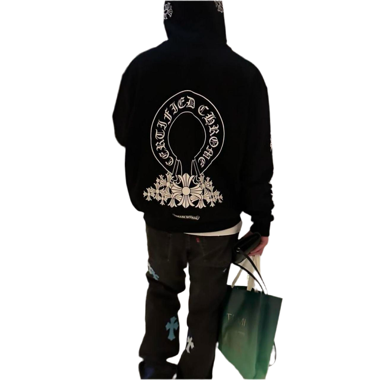 ChomeHearts X Drake Black Pullover Hoodie