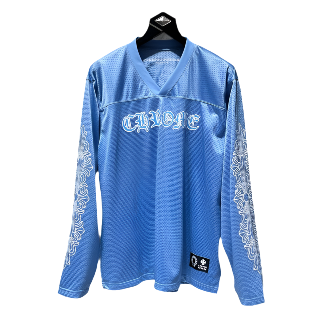 high quality Chrome Hearts Crowe Long sleeve flower arm ice hockey jersey men's and women's sports