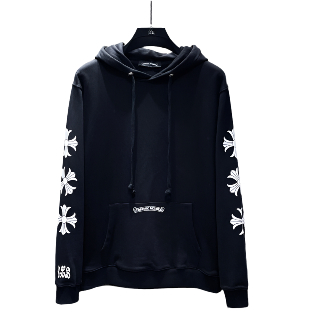 ChomeHearts X Drake Black Pullover Hoodie