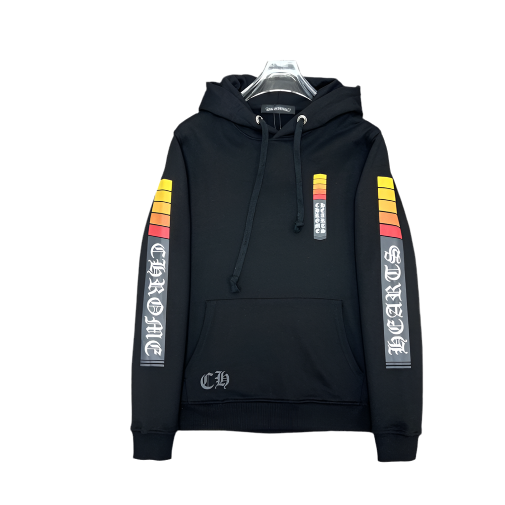 Chrome Hearts gradient color Charger Power hoodie for men and women