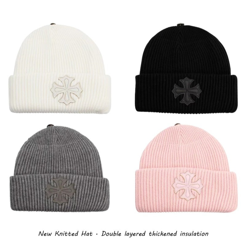 Chromehearts winter woolen knitted hat