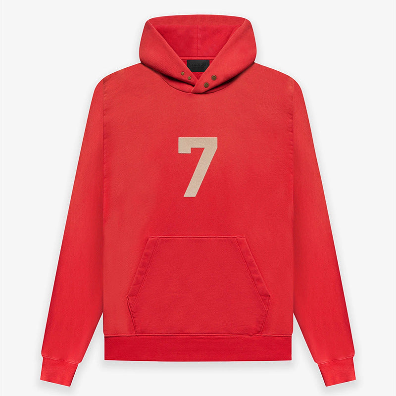 Fear of God 7 Essentials RED Hoodie