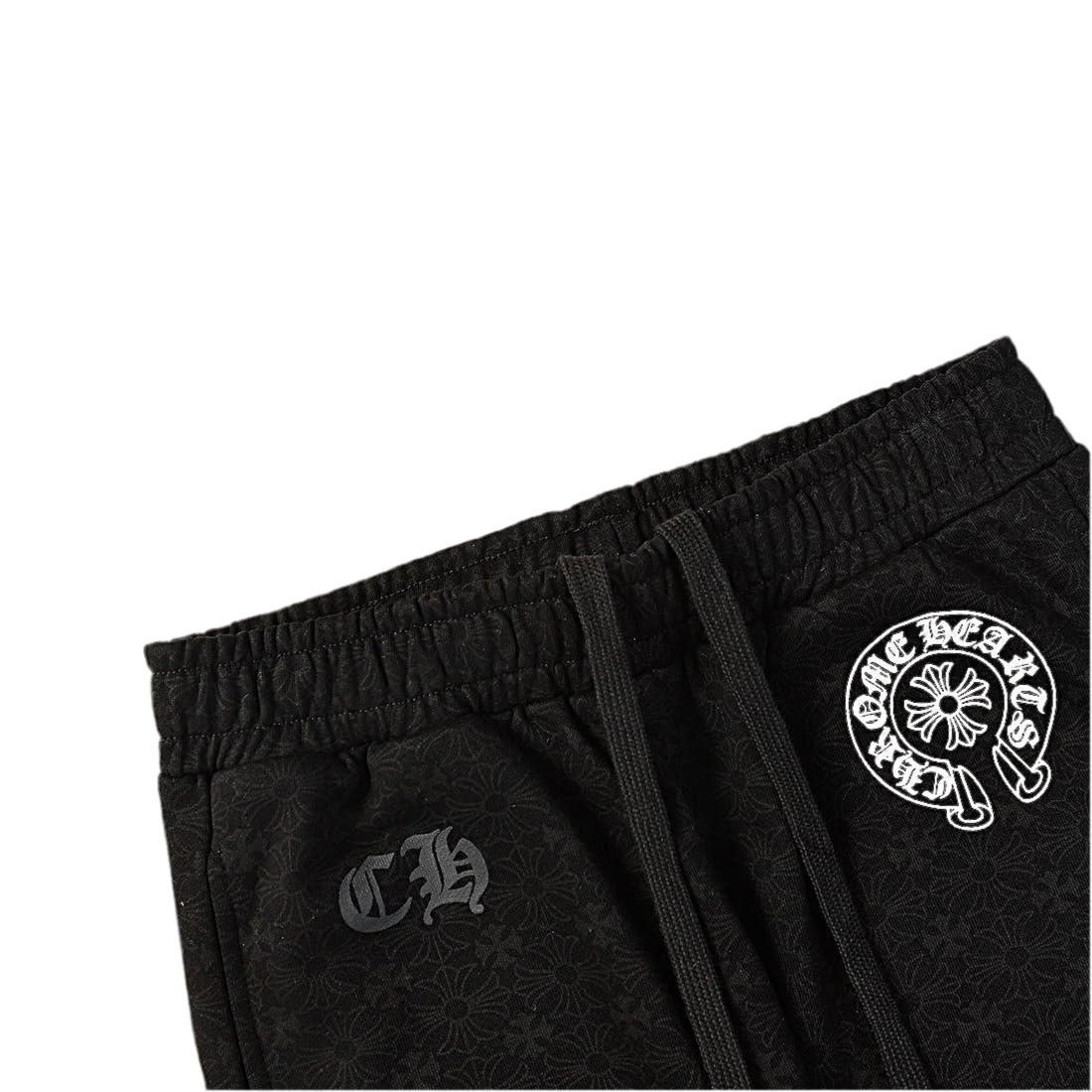 ChromeHearts Black and White sweatpants
