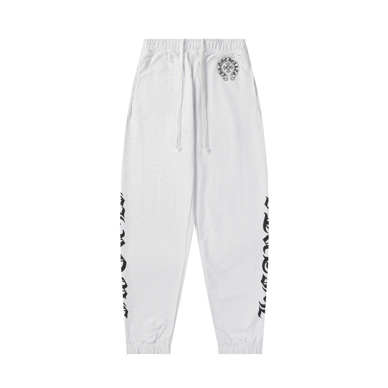 ChromeHearts Black and White sweatpants