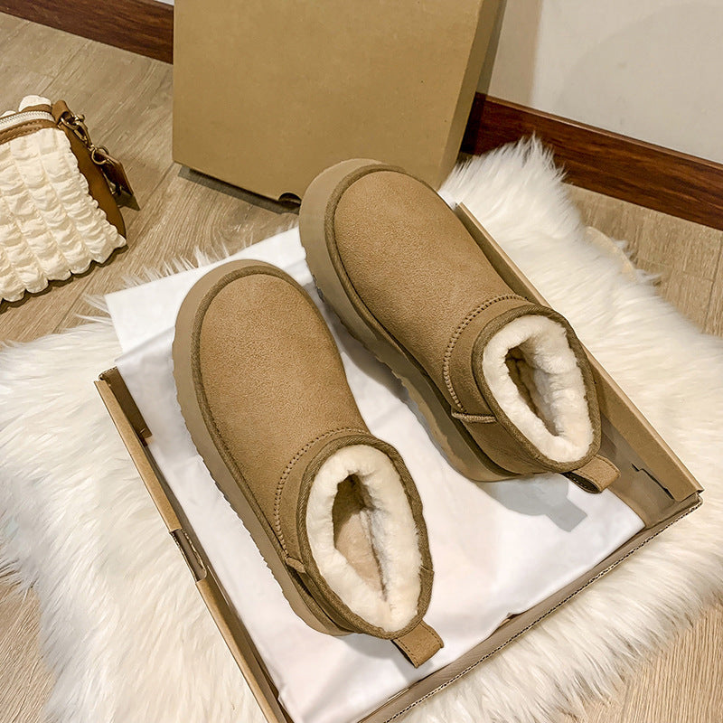 Lanark snow boots women new fur shoes
