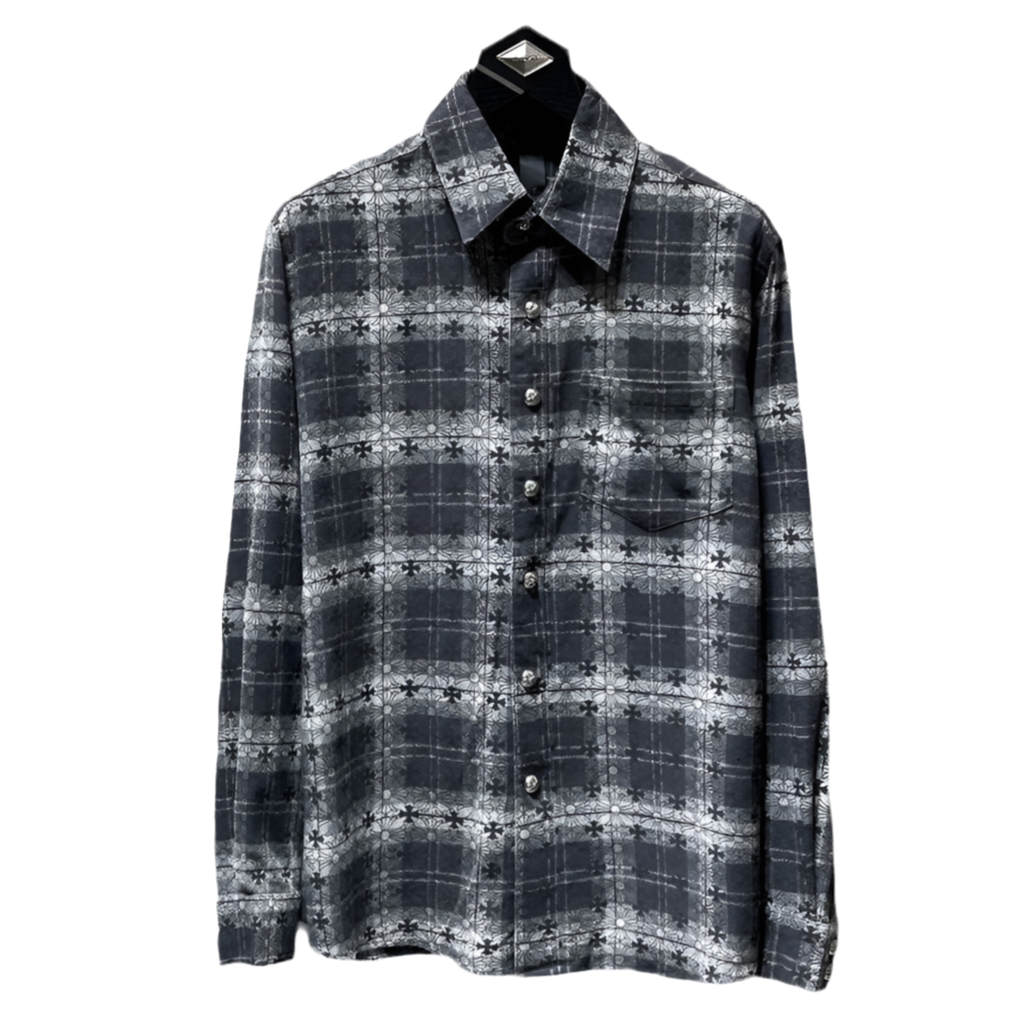 Chrome Hearts plaid Casual Shirts