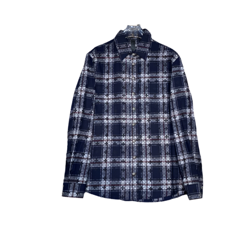 Chrome Hearts plaid Casual Shirts