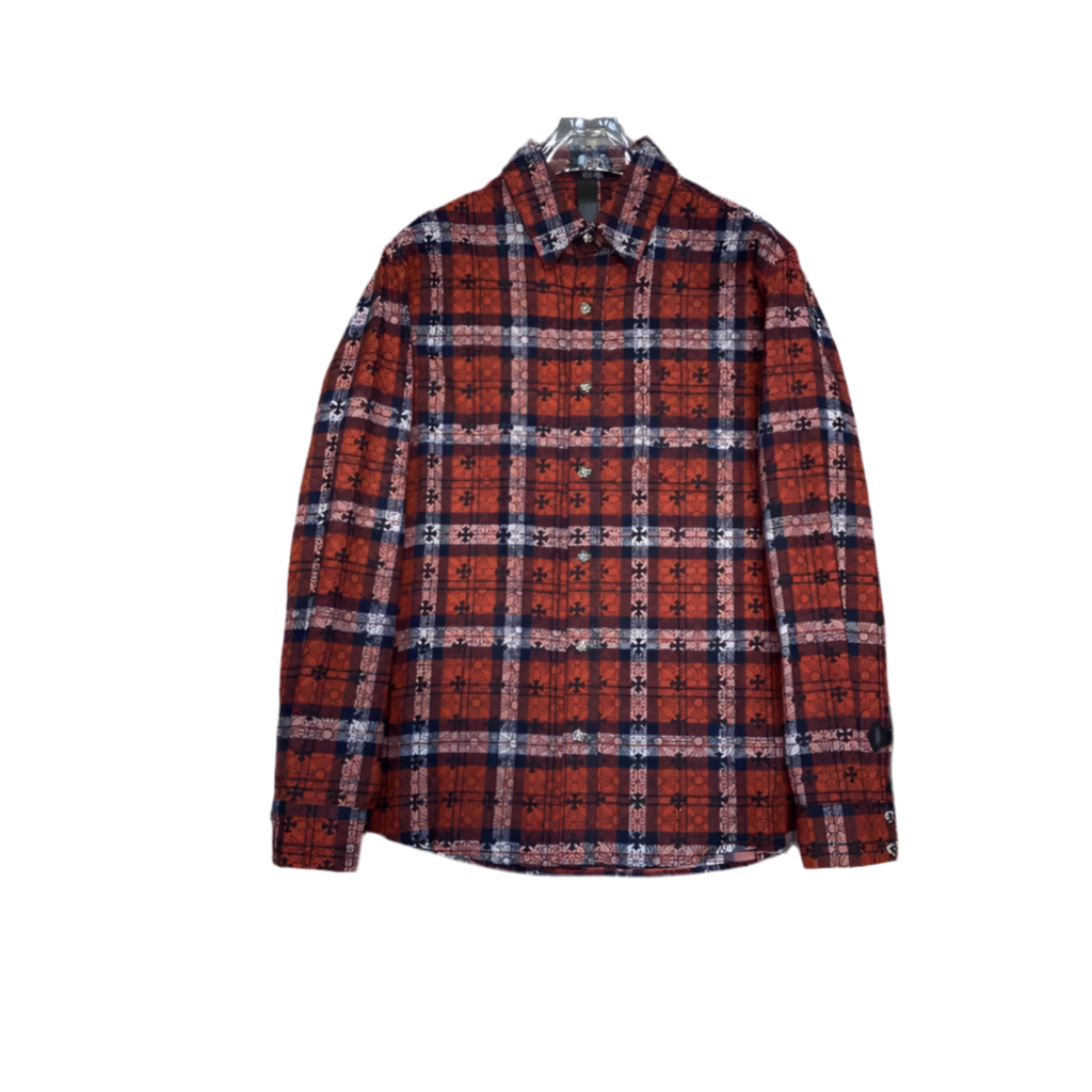 Chrome Hearts plaid Casual Shirts