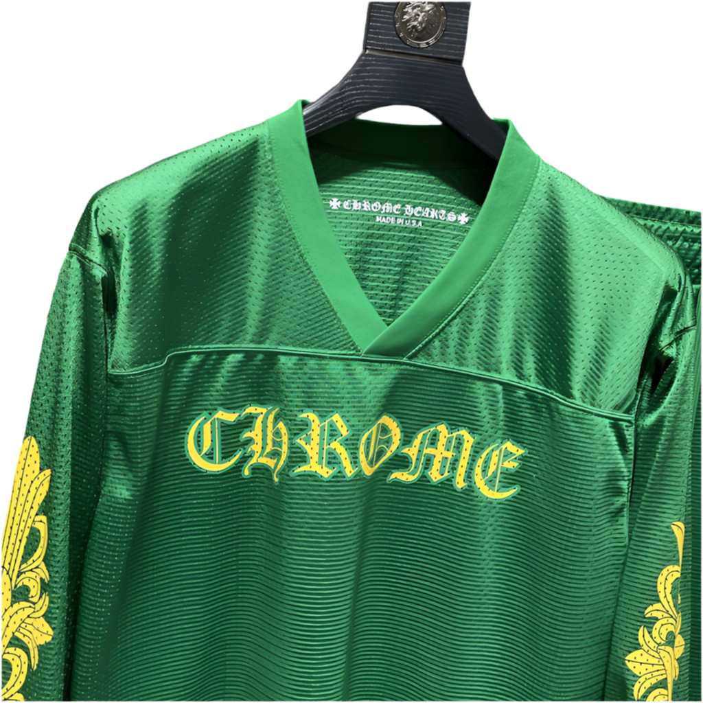 high quality Chrome Hearts Crowe Long sleeve flower arm ice hockey jersey men's and women's sports