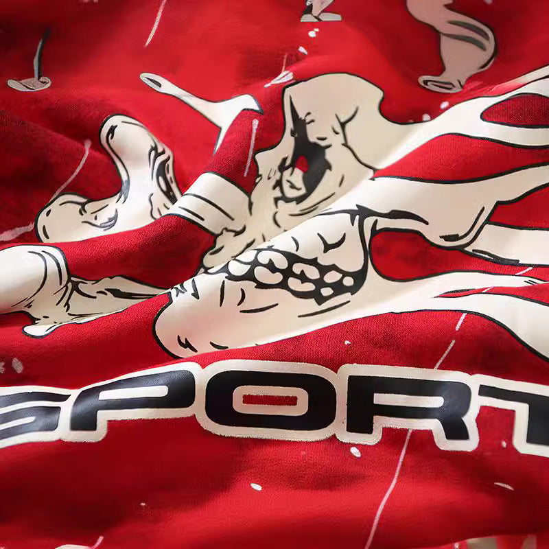 HellStar Red Hoodie Sports