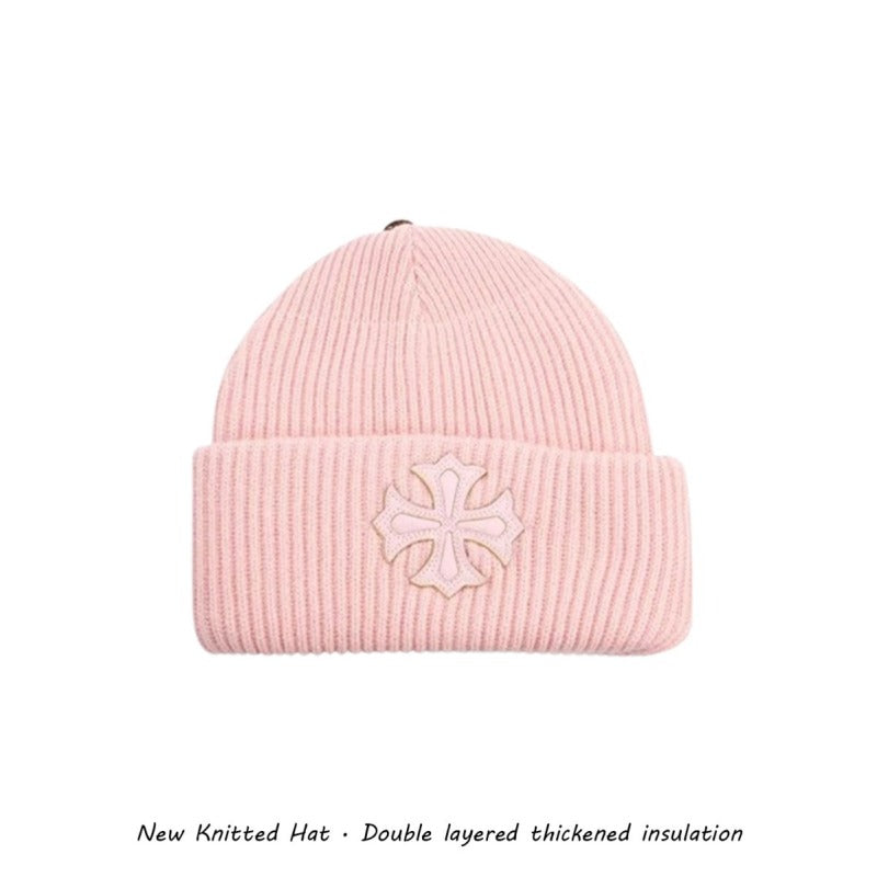 Chromehearts winter woolen knitted hat