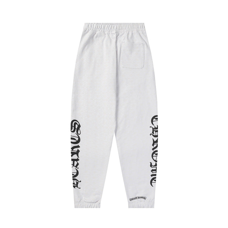 ChromeHearts Black and White sweatpants