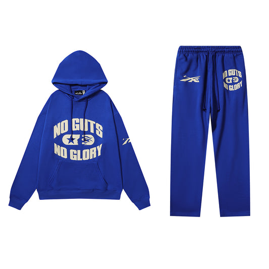 Hell Star Royal Purple No Guts and Glory tracksuit