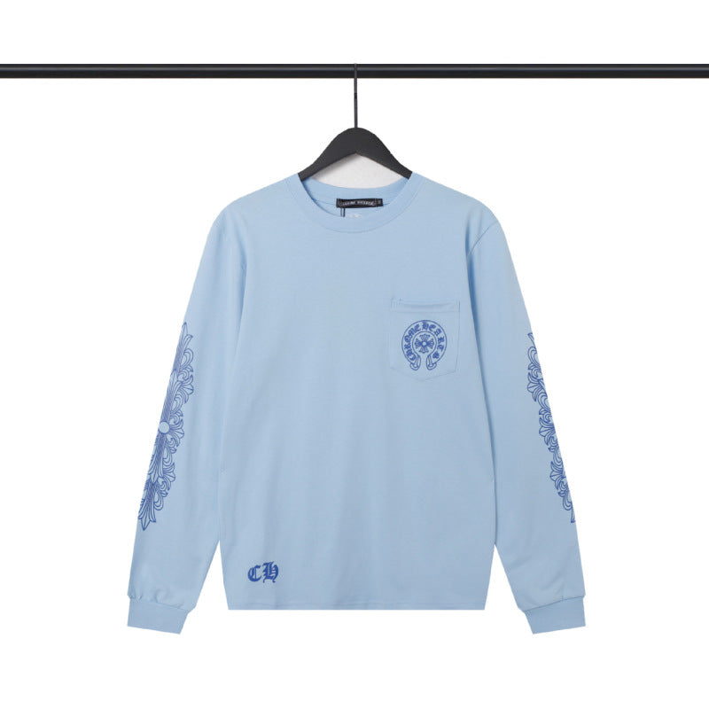 Chrome Hearts Blue Sweatshirt