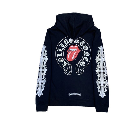 Chromehearts Matty Boys Smiley Black Zipper Up hoodie