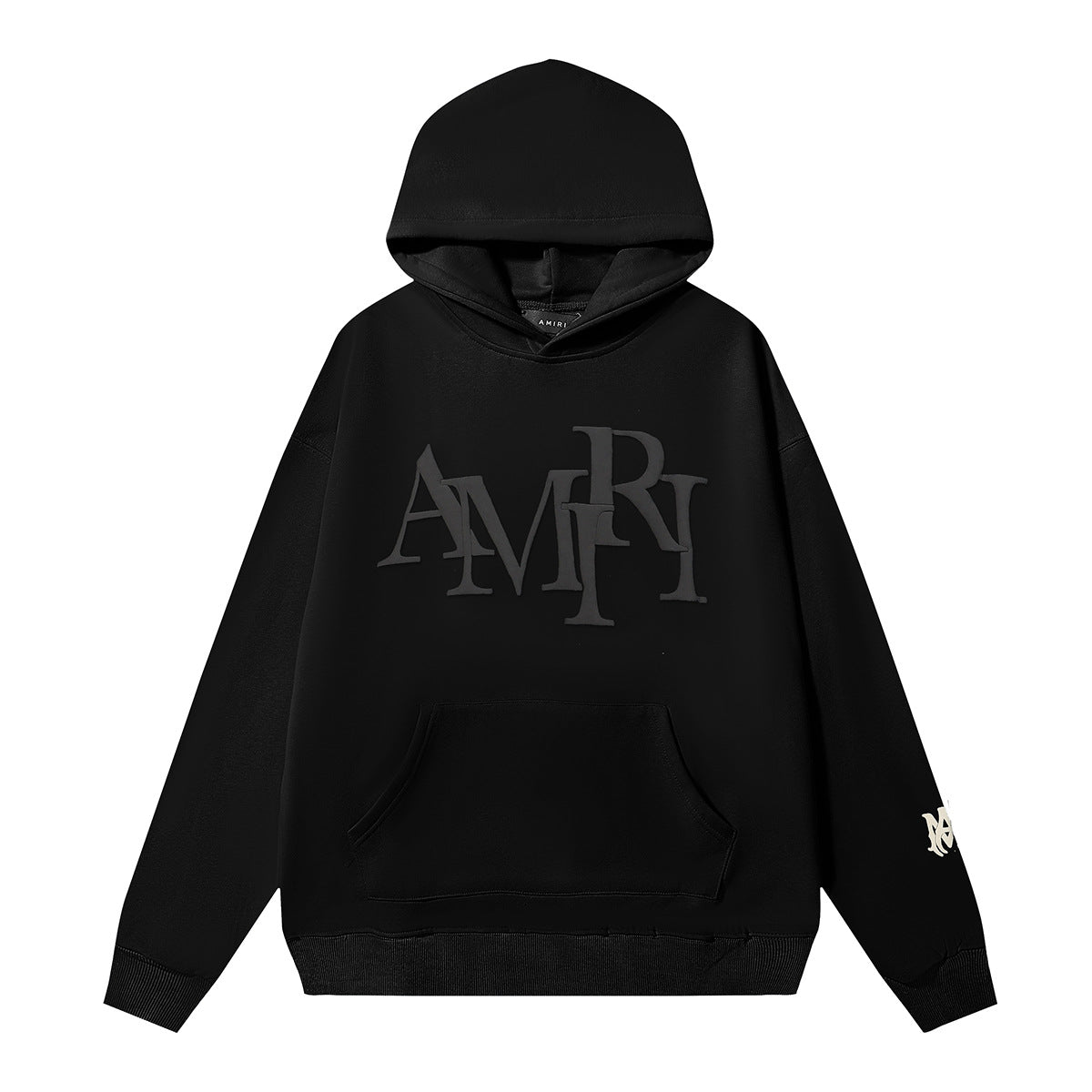 AMIRI Black Bold Pullover Hoodie