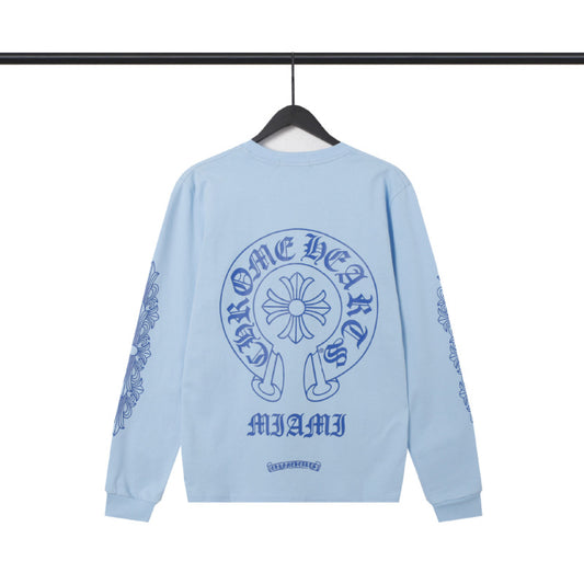 Chrome Hearts Blue Sweatshirt