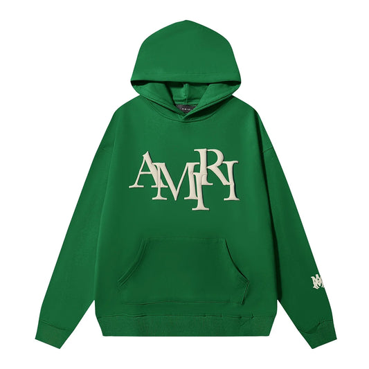 Branded AMIRI Logo Pullover Hoodie