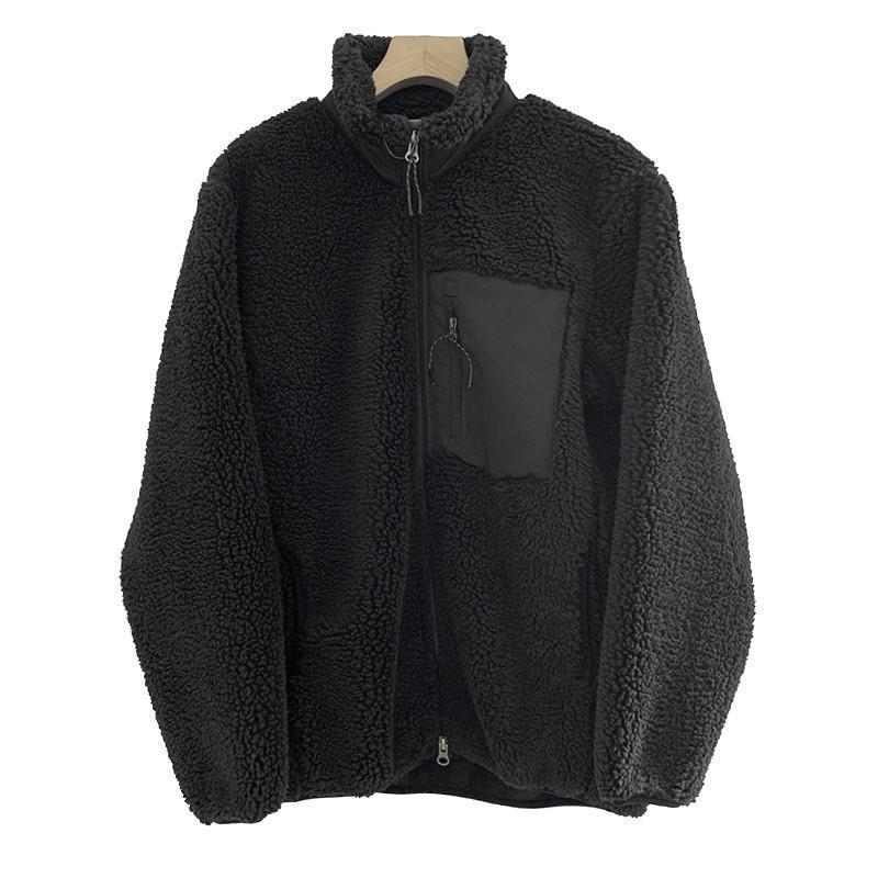 Arctic Luxe Women's Stand Collar Windproof Lamb Wool Coat