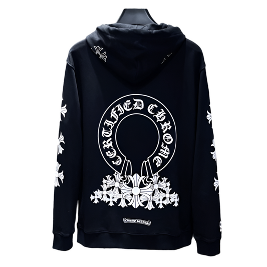 ChomeHearts X Drake Black Pullover Hoodie