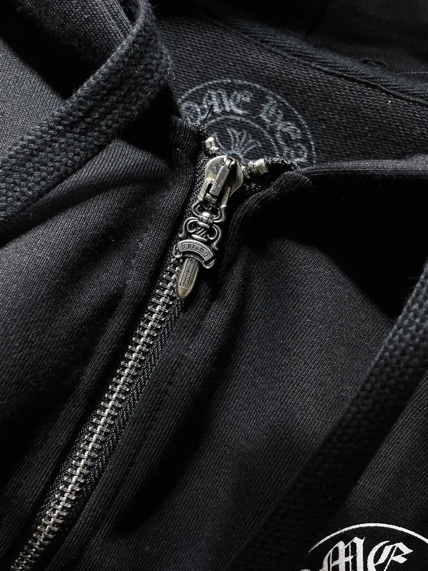 New Chrome hearts Floral Zipper Hoodie